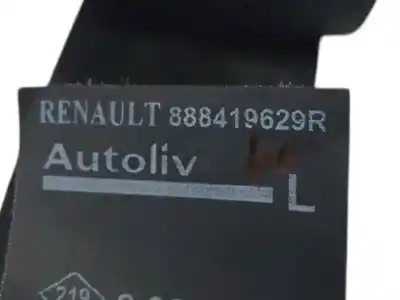 Автозапчастина б/у задній лівий ремін безпеки для renault clio iv 0.9 посилання на oem iam 888419629r  
