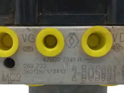 Автозапчастина б/у абс для renault clio iv 0.9 посилання на oem iam 476607341r  0265259318