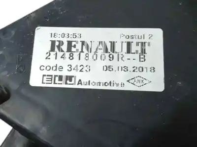 Автозапчастина б/у електро вентилятор для renault clio iv 0.9 посилання на oem iam 214818009r  