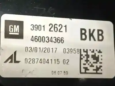 Second-hand car spare part left tailgate light for opel corsa d (s07) 1.4 (l08 l68) oem iam references 39012621 0287404115 460034366