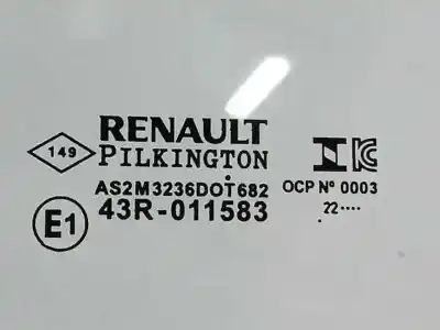 Second-hand car spare part left front glass window for renault megane e-tech suv ev60 oem iam references   