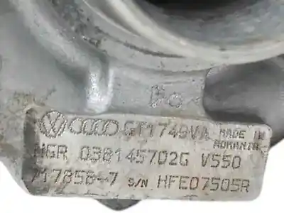 Peça sobressalente para automóvel em segunda mão turbocompresor por audi a4 b6 avant (8e5) 1.9 tdi referências oem iam 038145702g  gt1749va