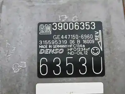 Автозапчасти б/у компрессор кондиционера воздуха за opel corsa e 1.4 ссылки oem iam 39006353 6353u ge447150