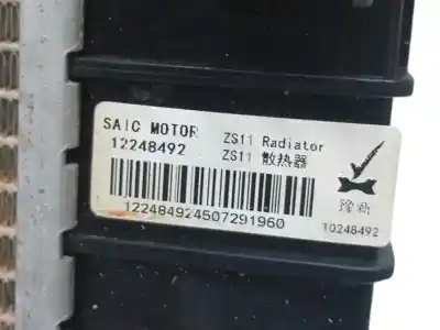 Автозапчастина б/у водяний радіатор для mg zs suv (azs1) 1.0 t-gdi посилання на oem iam 12248492  
