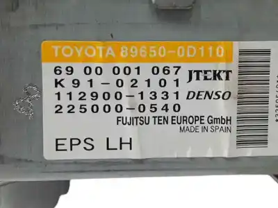 Peça sobressalente para automóvel em segunda mão centralina de airbag por toyota yaris (ksp9/scp9/nlp9) 1.4 turbodiesel cat referências oem iam 896500d110  