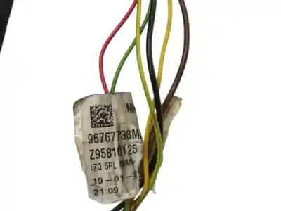 Second-hand car spare part left rearview mirror for citroen c4 picasso 1.2 12v e-thp / puretech oem iam references   6 cables