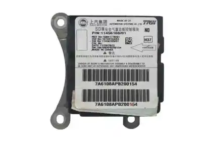 Peça sobressalente para automóvel em segunda mão centralina de airbag por mg rover mg zs suv 1.0 t-gdi referências oem iam 10749153