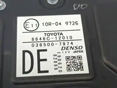 Peça sobressalente para automóvel em segunda mão módulo eletrônico por toyota corolla hatchback (_e21_, _ea1_, _eh1_) 1.8 hybrid (zwe211) referências oem iam 8646c12010 0365007974 