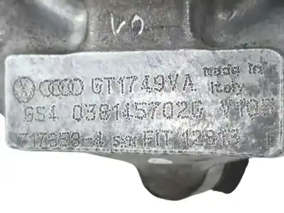 Peça sobressalente para automóvel em segunda mão turbocompresor por audi a4 b7 (8ec) 2.0 referências oem iam 038145702g  gt1749va