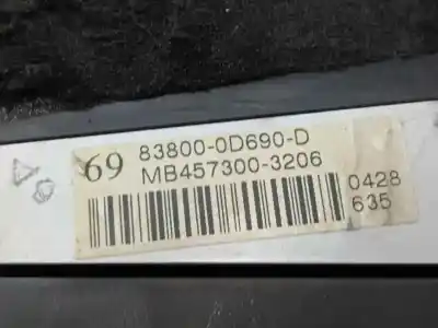 Second-hand car spare part dashboard for toyota yaris (ksp9/scp9/nlp9) 1.4 turbodiesel cat oem iam references 838000d690d  mb4573003206