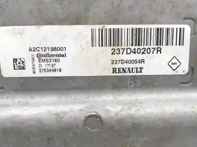 Pezzo di ricambio per auto di seconda mano centralina motore per renault zoe (bfm_) zoe riferimenti oem iam 237d40054r  a2c12187001