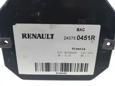 Second-hand car spare part electronic module for renault zoe (bfm_) zoe oem iam references 243750451r  