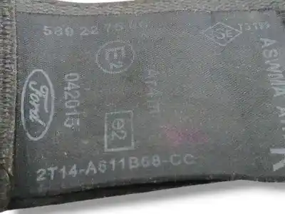 Peça sobressalente para automóvel em segunda mão cinto de segurança traseiro direito por ford transit connect (tc7) 1.8 tdci cat referências oem iam 2t14a611b68cc  589227500