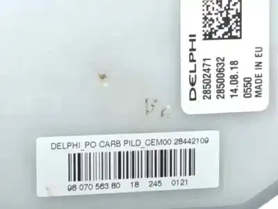 Pezzo di ricambio per auto di seconda mano sensore di livello del carburante per citroen jumpy iii autobús (v_) 1.5 bluehdi 100 riferimenti oem iam 9807056380  28502471