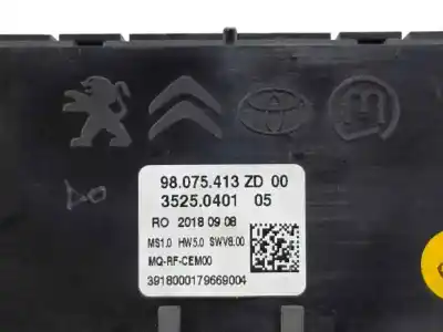 Автозапчасти б/у климат-контроль за citroen jumpy iii autobús (v_) 1.5 bluehdi 100 ссылки oem iam 98075413zd  