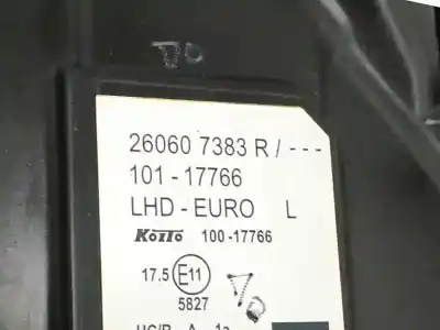 İkinci el araba yedek parçası sol far için renault kangoo express (fw0/1_) 1.5 dci 90 (fw0g fw05 fw08 fw11) oem iam referansları 260607383r  