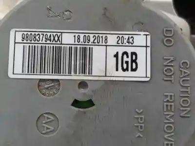 Pezzo di ricambio per auto di seconda mano cintura di sicurezza anteriore sinistra per citroen jumpy iii autobús (v_) 1.5 bluehdi 100 riferimenti oem iam 98083794xx  