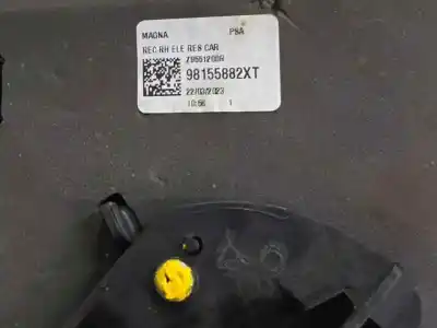 Second-hand car spare part right rearview mirror for citroen jumpy iii autobús (v_) 1.5 bluehdi 100 oem iam references 98155882xt  