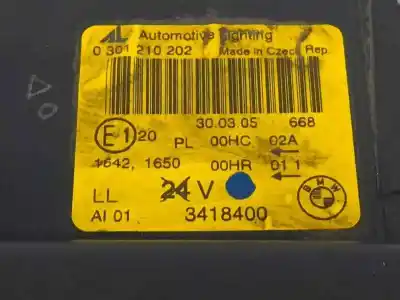 Second-hand car spare part right headlight for bmw x3 (e83) 2.0 d oem iam references 3418400  0301210202