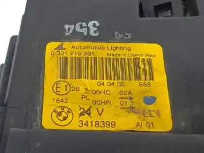 Peça sobressalente para automóvel em segunda mão farol / farolim esquerdo por bmw x3 (e83) 2.0 d referências oem iam 3418399  0301210201