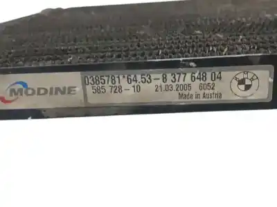 Peça sobressalente para automóvel em segunda mão condensador / radiador de ar condicionado por bmw x3 (e83) 2.0 d referências oem iam 837764804  