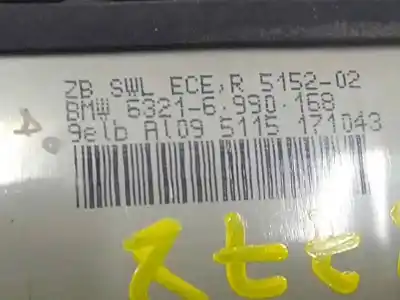 Second-hand car spare part right tailgate light for bmw x3 (e83) 2.0 d oem iam references 53216990168  63213418438