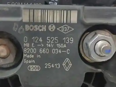 Автозапчастина б/у генератор для renault kangoo express (fw0/1_) 1.5 dci 90 (fw0g fw05 fw08 fw11) посилання на oem iam 8200660034 0124525139 150a Автозапчастина б/у генератор для renault kangoo express (fw0/1_) 1.5 dci 90 (fw0g fw05 fw08 fw11) посилання на oem iam 8200660034 0124525139 150a