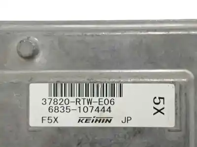 Second-hand car spare part ecu engine control for honda cr-z (zf) 1.5 ima (zf1) oem iam references 37820rtwe06  