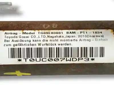 Автозапчастина б/у передня ліва подушка безпеки для honda cr-z (zf) 1.5 ima (zf1) посилання на oem iam tg09e03001  bampt11834