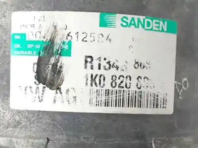 Автозапчасти б/у компрессор кондиционера воздуха за volkswagen passat b6 (3c2) 2.0 tdi 16v ссылки oem iam 1k0820803  