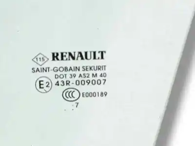 Peça sobressalente para automóvel em segunda mão vidro dianteiro esquerdo por renault zoe (bfm_) zoe referências oem iam   
