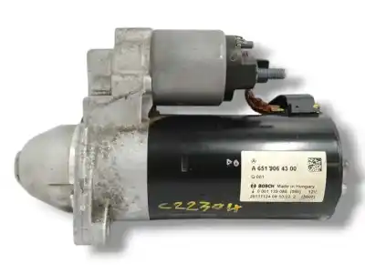 Peça sobressalente para automóvel em segunda mão MOTOR DE ARRANQUE por MERCEDES-BENZ CLASE C (W204) COUPE C 220 CDI BlueEfficiency AMG Edition (204.302) Referências OEM IAM A6519064300  