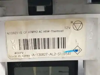 Peça sobressalente para automóvel em segunda mão comando de sofagem (chauffage / ar condicionado)  por dacia duster (hs_) 1.5 dci referências oem iam 271203598r n109211s 