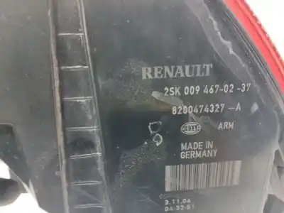 Pezzo di ricambio per auto di seconda mano luci posteriori destra per renault scénic ii (jm0/1_) 1.6 16v (jm1r) riferimenti oem iam 8200474327  