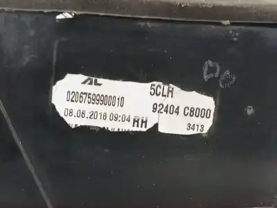 Автозапчасти б/у внутренний правый задний фонарь за hyundai i20 ii (gb, ib) 1.2 ссылки oem iam 92404c8000  