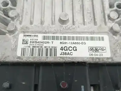 Second-hand car spare part ecu engine control for ford s-max (ca1) 2.0 tdci cat oem iam references 6g9112a650eg 5ws40402h 