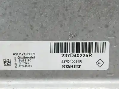 Second-hand car spare part ecu engine control for renault zoe (bfm_) zoe oem iam references 237d40225r a2c12198002 237d40054r