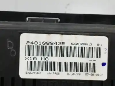 Peça sobressalente para automóvel em segunda mão quadrante por renault zoe (bfm_) zoe referências oem iam 248108843r  
