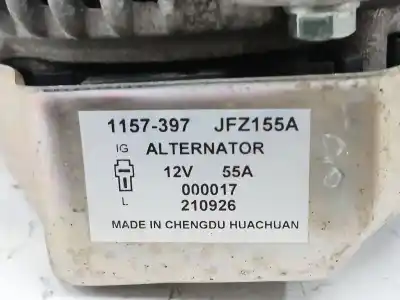 Peça sobressalente para automóvel em segunda mão alternador por microcar m.go 0.5 referências oem iam 1157397  