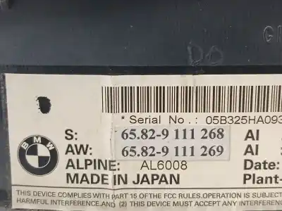 Second-hand car spare part multifunction display for bmw 5 touring (e61) 520 d oem iam references 65829111268 65829111269 