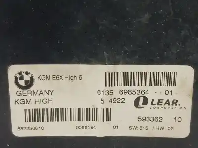 Second-hand car spare part electronic module for bmw 5 touring (e61) 520 d oem iam references 61356985364  