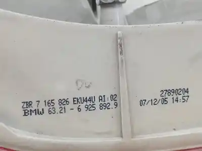 Second-hand car spare part right tailgate light for bmw 5 touring (e61) 520 d oem iam references 63216925892  