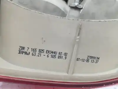 Second-hand car spare part left tailgate light for bmw 5 touring (e61) 520 d oem iam references 63216925891  