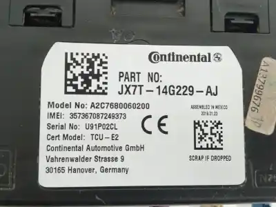 Second-hand car spare part electronic module for audi a6 c6 (4f2) 3.0 tdi quattro oem iam references jx7t14g229aj a2c7680060200 