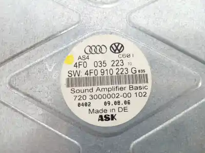 Peça sobressalente para automóvel em segunda mão módulo eletrônico por audi a6 c6 (4f2) 3.0 tdi quattro referências oem iam 4f0035223 4f0910223g 
