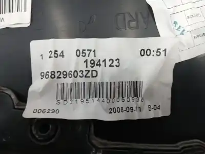 Автозапчасти б/у обивка задней правой двери за citroen c5 iii (rd_) 2.7 hdi ссылки oem iam 9829603zd 9662098677 