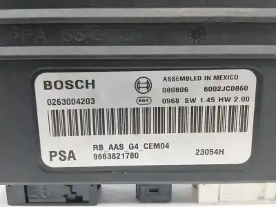 Second-hand car spare part electronic module for citroen c5 iii (rd_) 2.7 hdi oem iam references 9663821780 0263004203 