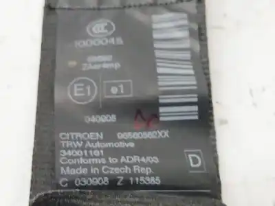 Автозапчасти б/у правый передний ремень безопасности за citroen c5 iii (rd_) 2.7 hdi ссылки oem iam 96560562xx  