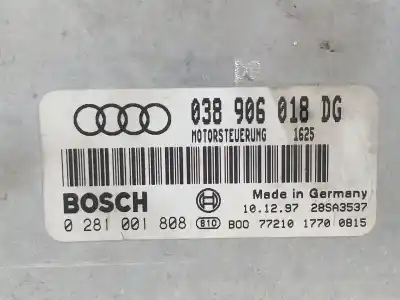 Second-hand car spare part ecu engine control for audi a6 c5 (4b2) 1.9 tdi oem iam references 038906018dg 0281001808 