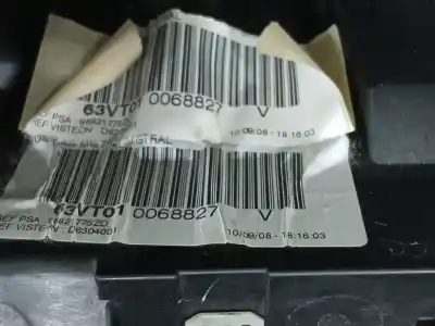 Автозапчастина б/у панель приладів для citroen c5 iii (rd_) 2.7 hdi посилання на oem iam 96821775zd pa10234072zd 9682465980